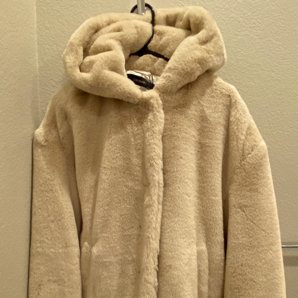 Zara Faux Fur Coat